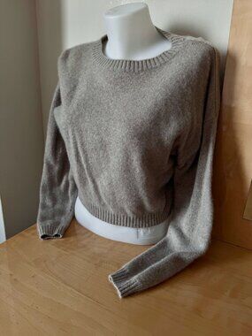 NakedCashmere Crewneck Sweater in Shade Mink (Women's Size XS)